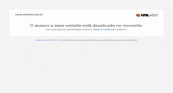 Desktop Screenshot of casacolchoes.com.br