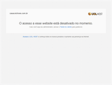 Tablet Screenshot of casacolchoes.com.br